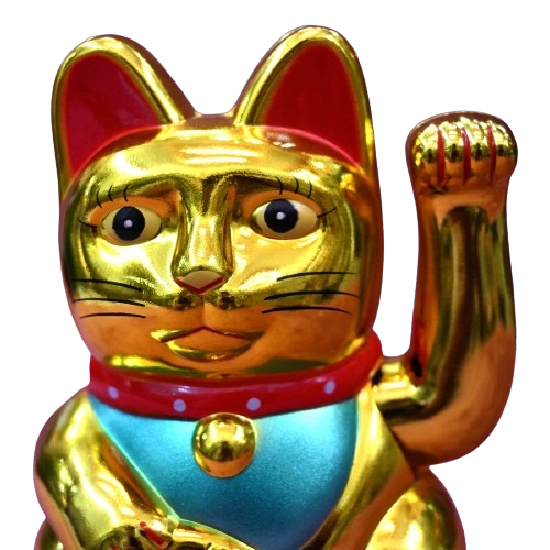 Feng Shui Welcome Lucky Chinese Money Cat With Waving Arm Paw For Business Money Health Wealth And Good Luck Decorative Showpiece