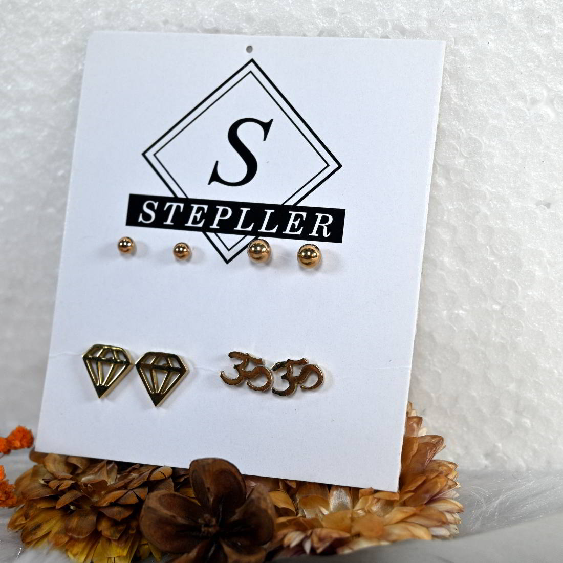 Beautiful Earrings By Stepller Pack Of 4