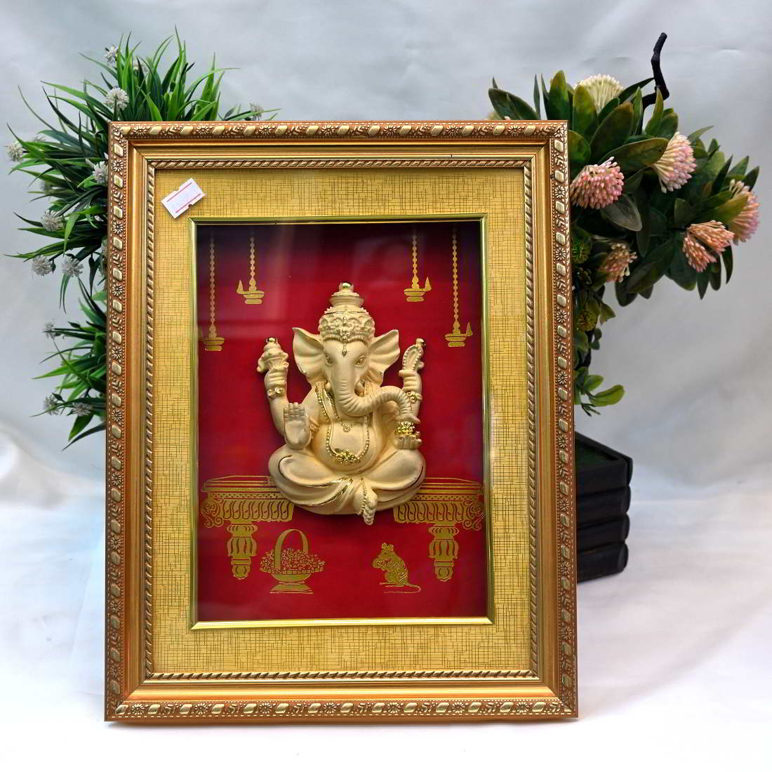 Sri Padmavathi Gold-plated Table Photo Frame