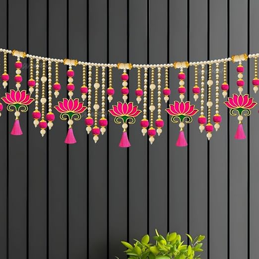 Torans For Entrance Door, Door Hangings For Home Decoration, Lotus Toran | Thoranam For Entrance Door, Toran For Home Decoration, Bandhanwar