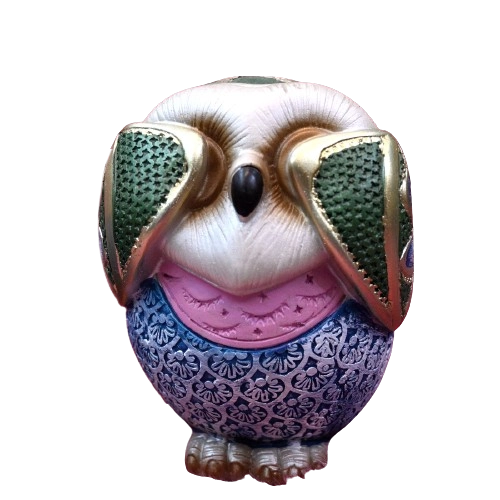 Set Of 3 Owl Figurines Cute Owl Statues For Shelf Living Room Bedroom Office Desktop Bookshelf Animal Sculptures Gifts Small Decor Accents Items For Birds Lovers